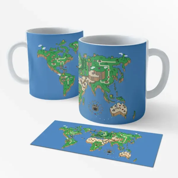 Caneca porcelana 325ml - Super Mário 02