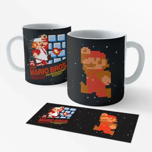 Caneca porcelana 325ml - Super Mário 09