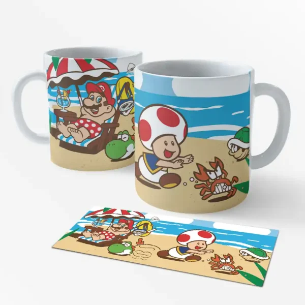 Caneca porcelana 325ml - Super Mário 13