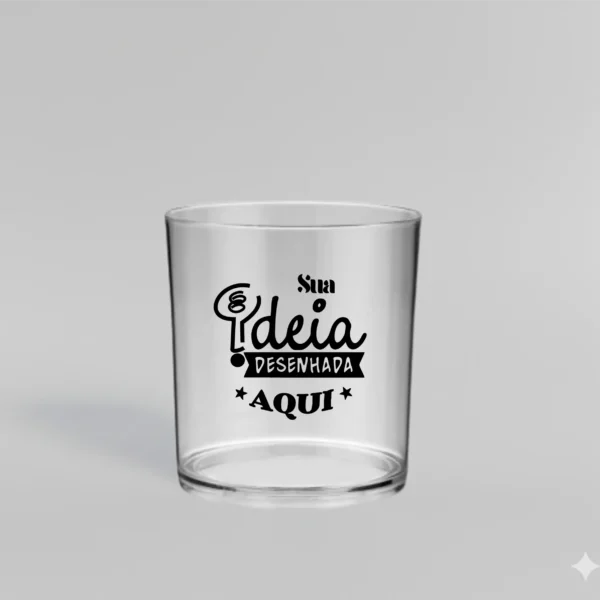 Copo de whisky 330ml personalizado