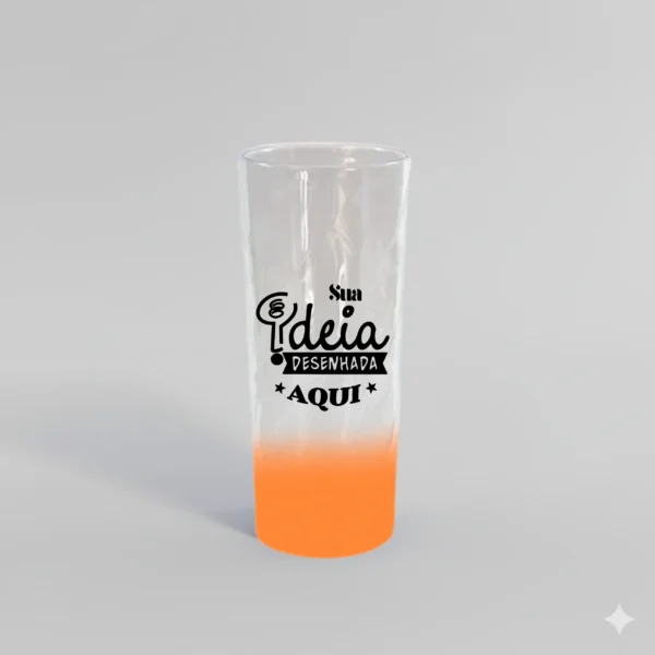 Copo long drink 350ml degradê personalizado