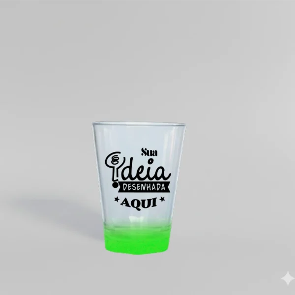 Copo shot 70ml degrade personalizado