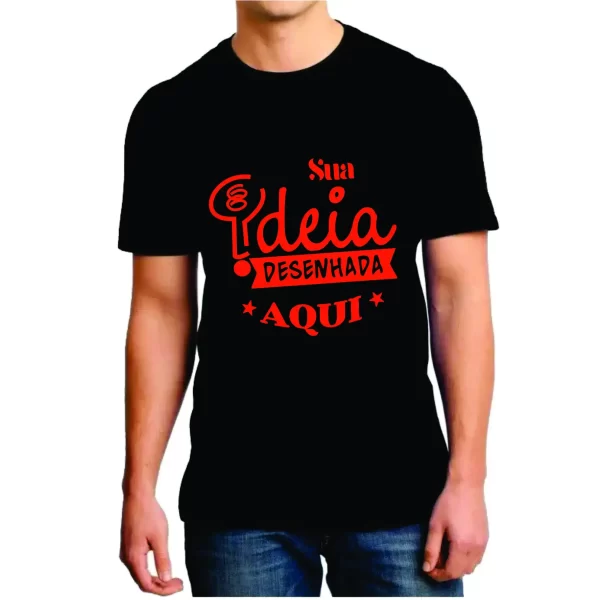 Camisa algodão premium personalizada