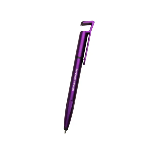 Caneta touch com suporte - plástica 00708 sem personalização