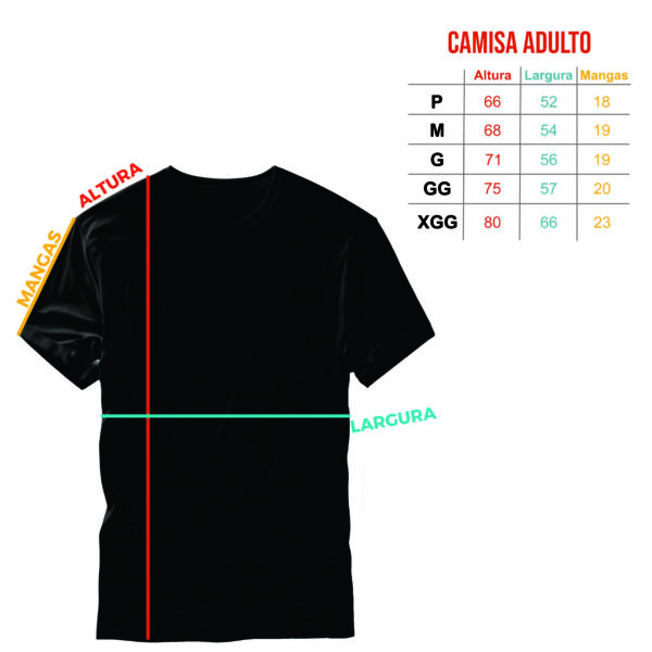 Camisa algodão preto sem personalização - Image 2
