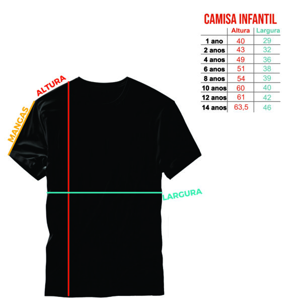 Camisa algodão preto sem personalização - Image 3