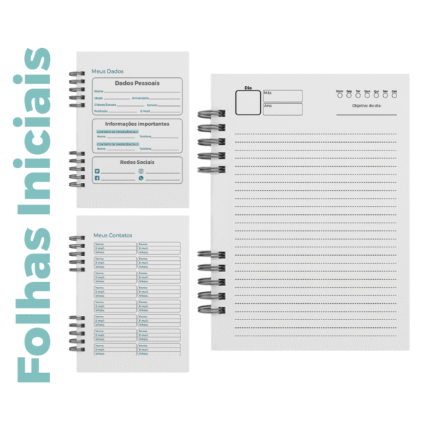 Agenda personalizada A5 180 folhas - Image 3