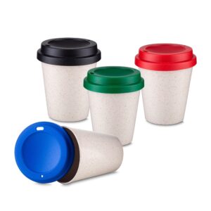 Copo ecológico fibra de arroz 350ml - cód 14498