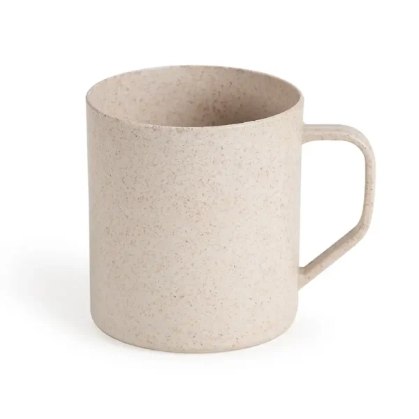 caneca ecológica fibra de arroz 400ml - 14508