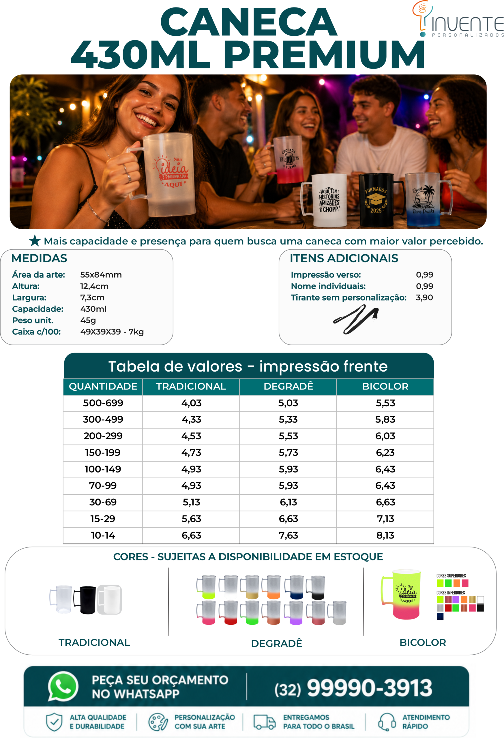 Caneca 430ml