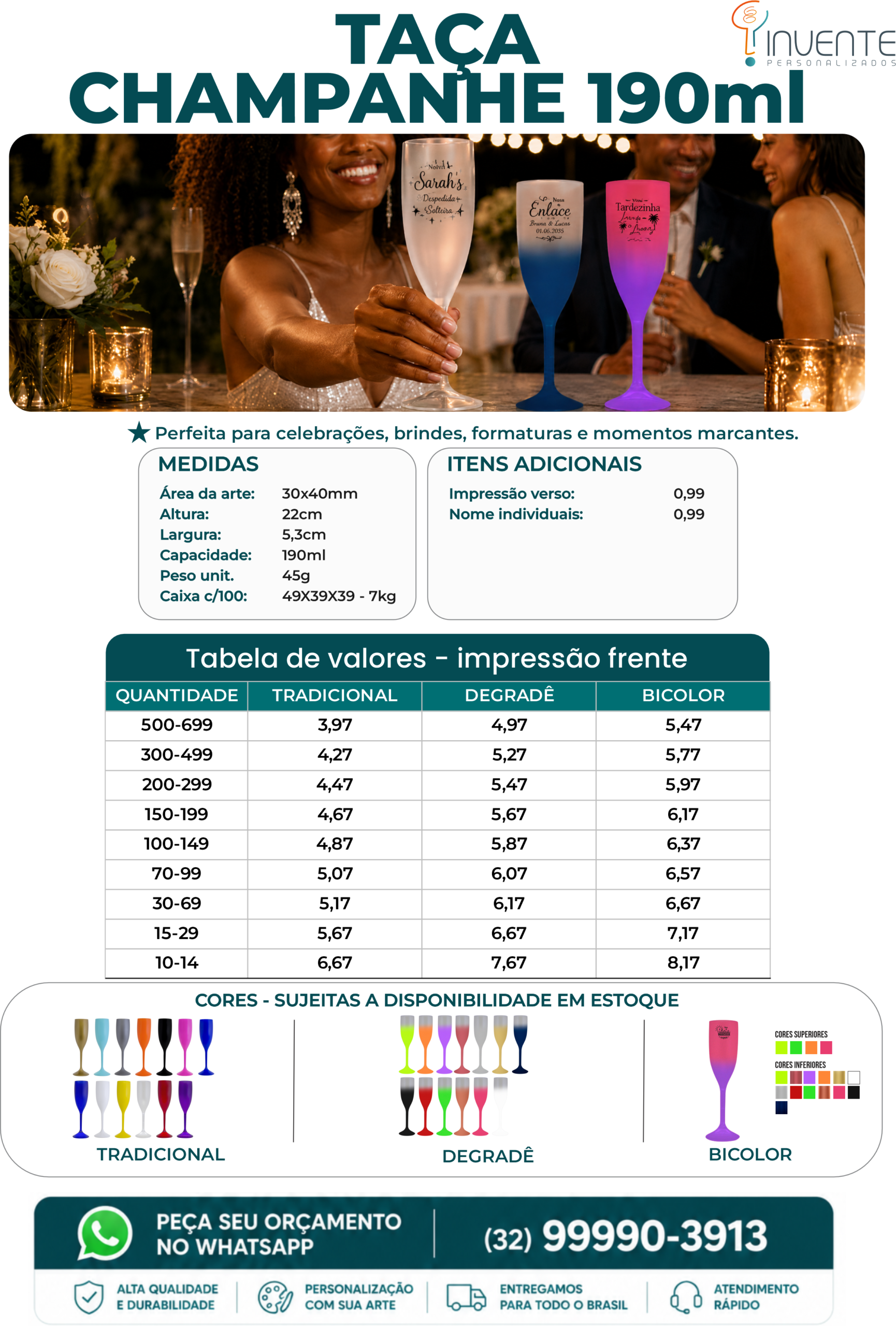 Taça de champanhe