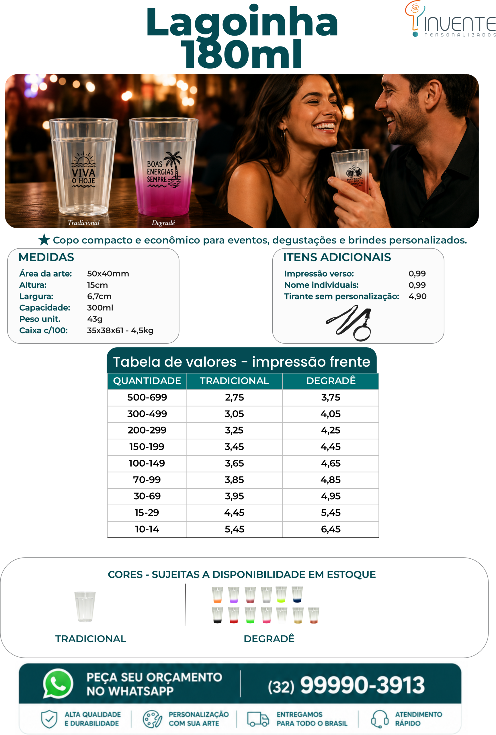 lagoinha 180ml