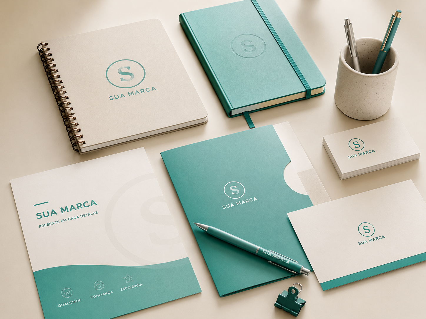 Cadernos e materiais personalizados para empresas
